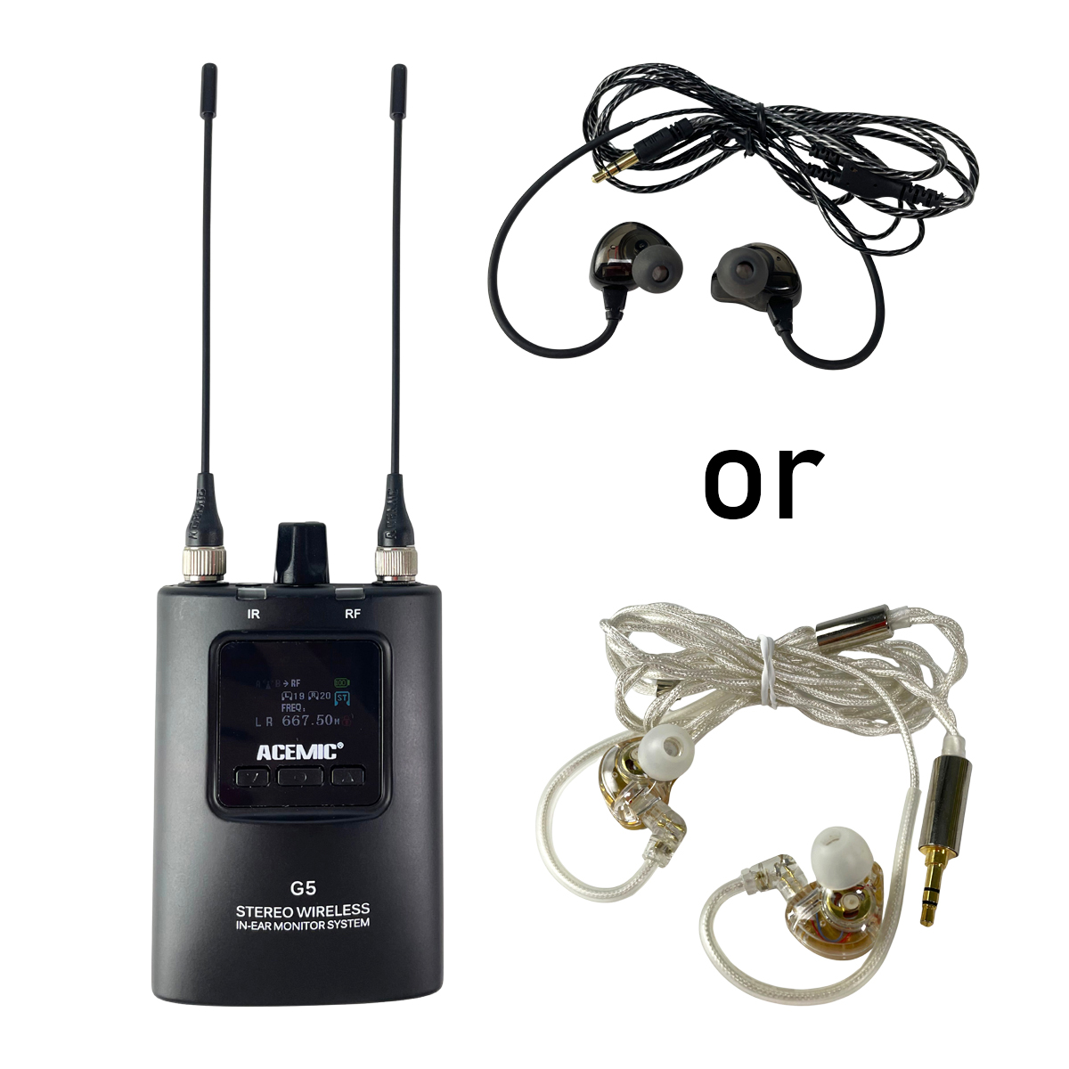 G5B Stereo Wireless In-Ear Monitor System for Singers