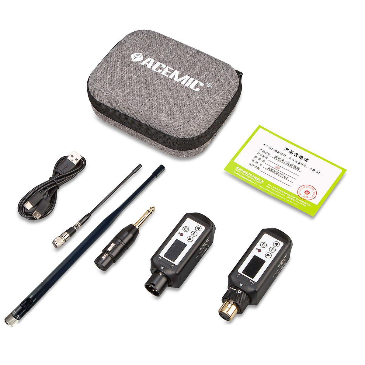 RT-1 Plug-On XLR Wireless Audio Transmitter and Receiver