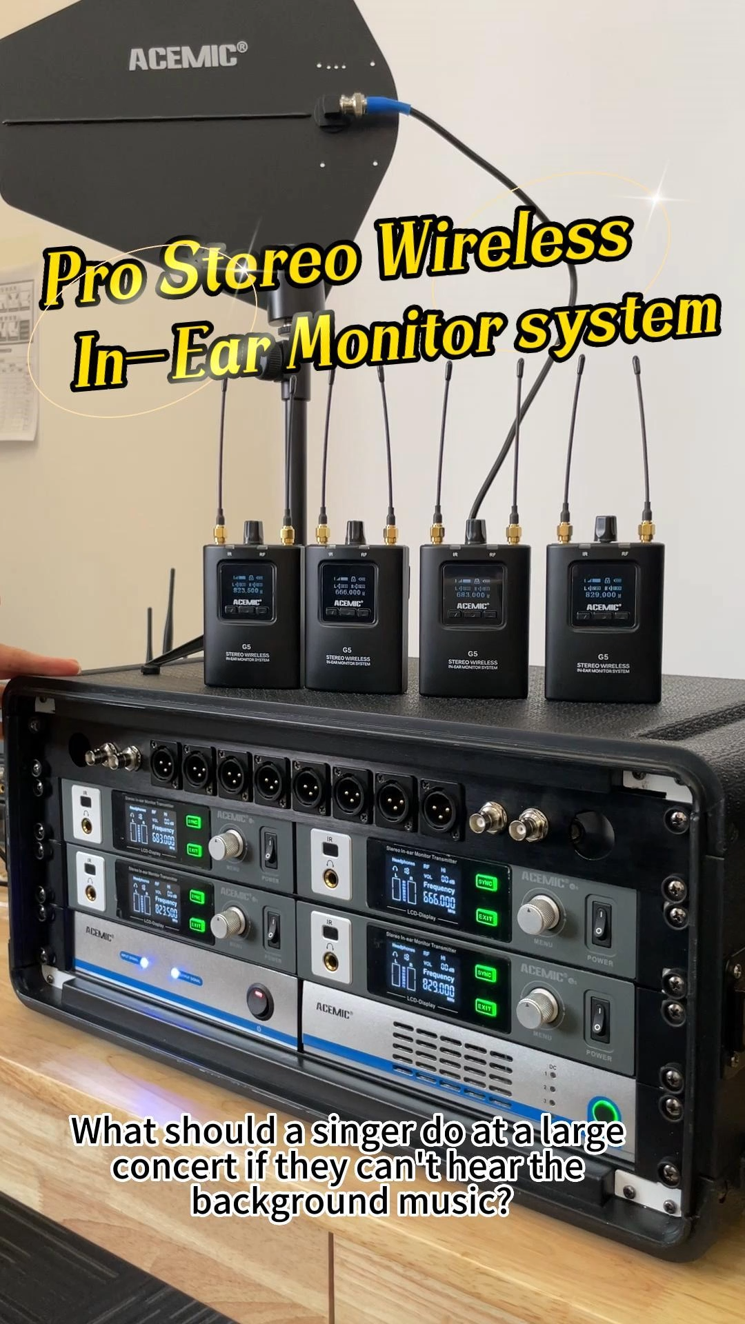 Wireless In-Ear Monitor System Package IEMPack-4Ch