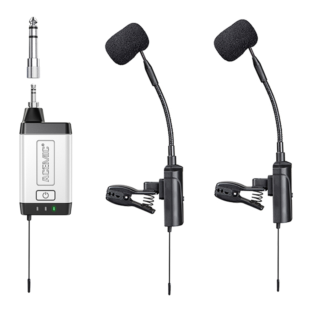 Q2/ST-5 Wireless Saxophone Microphone Dual Channel