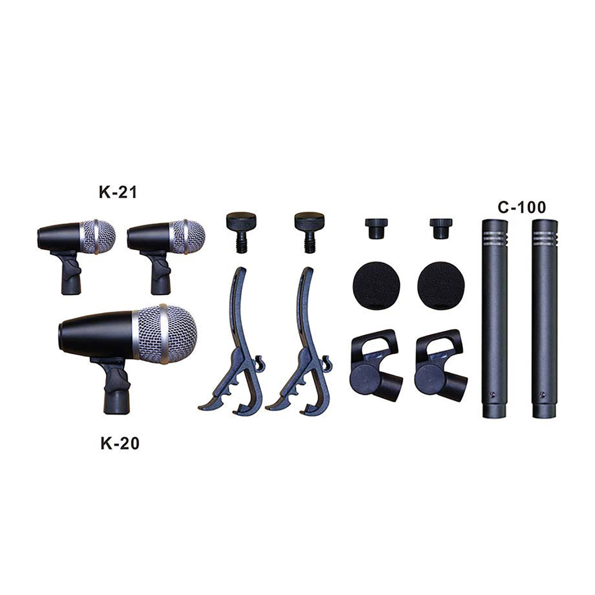 DM-5B 5-Piece Drum Microphone Bundle