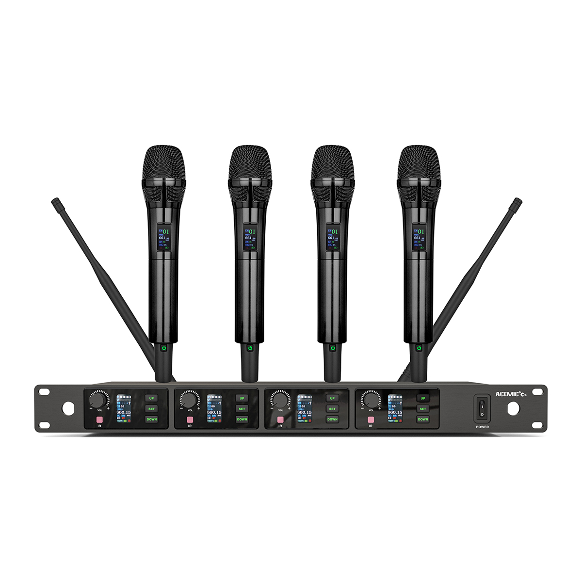 M4 Digital Wireless Microphone 4 Channel