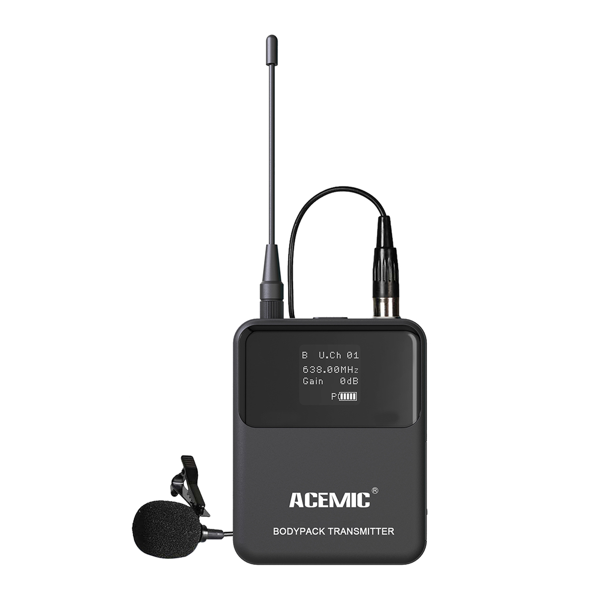 D4-BPL Digital Wireless Lapel Microphone System for Stage
