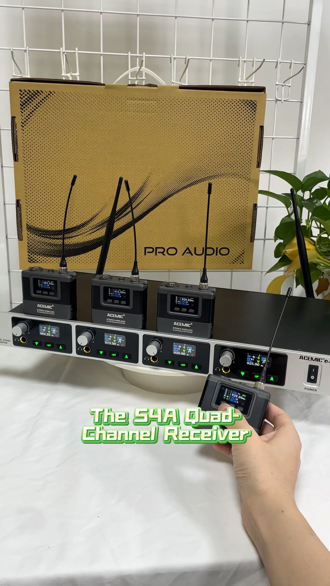 S4A Stereo Wireless In-Ear Monitor System for Whole Band