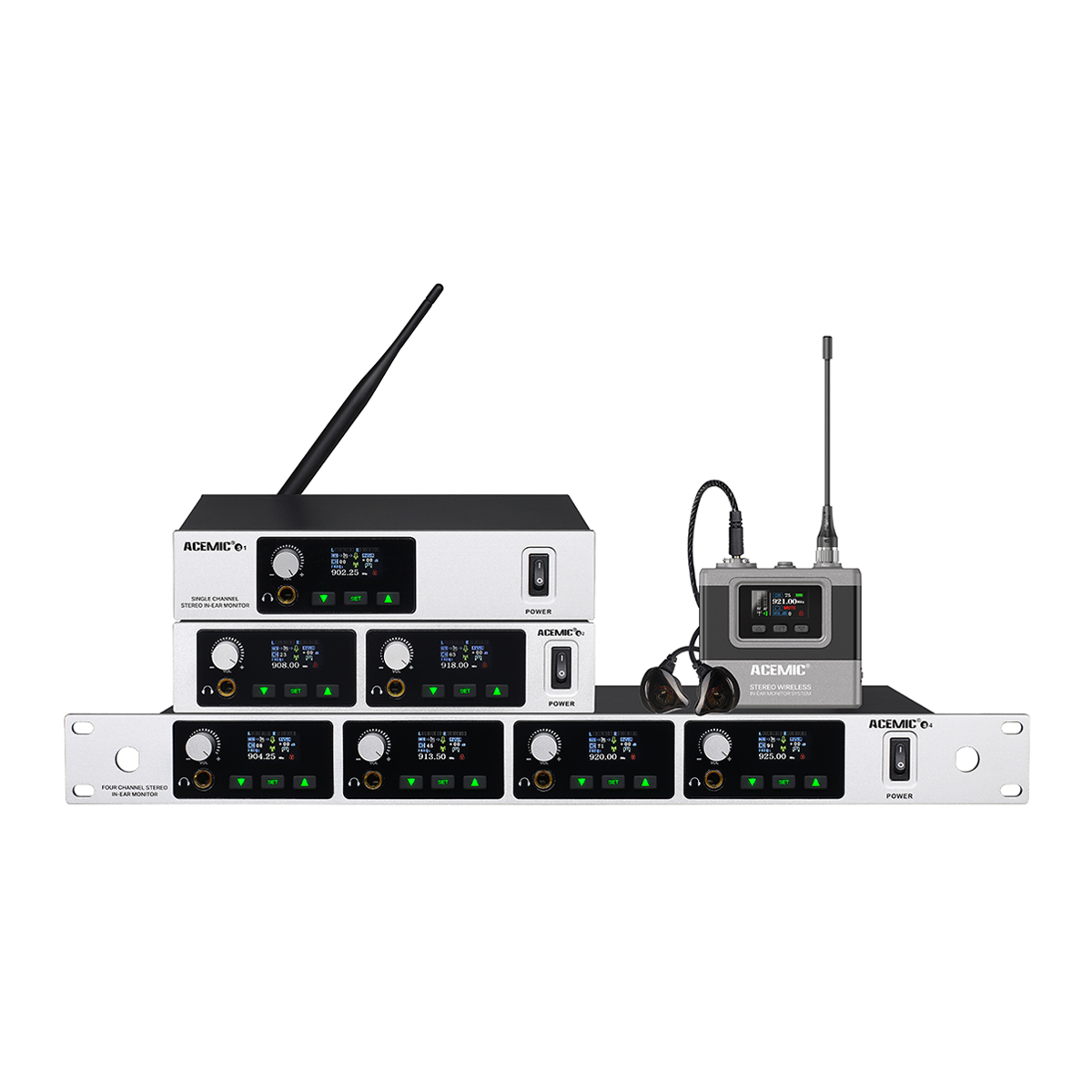 S4A Stereo Wireless In-Ear Monitor System for Whole Band
